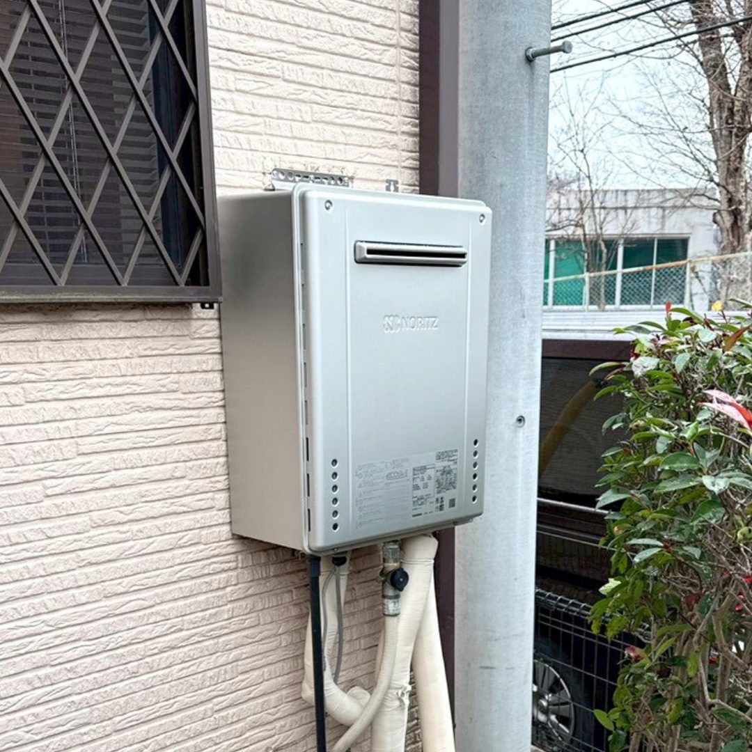 お湯の温度が安定しないガス給湯器を交換|北本市